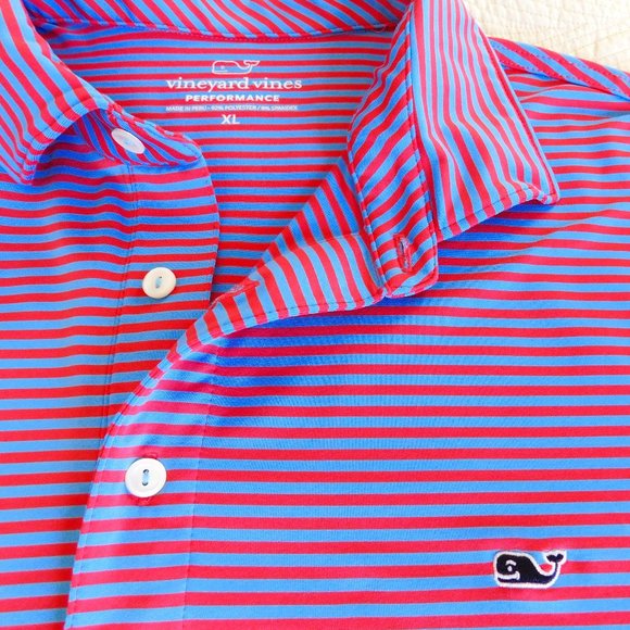 Vineyard Vines Sankaty stripe polo shirt men's XL Vineyard Vines Sankaty stripe polo shirt men's XL